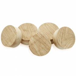 5 Pieces White Oak Wine Barrel Bung 2 Inch Wooden Bourbon Barrel Bungs Tapered Wooden Wine Stoppers for Wine Beer Bottle Crafts